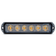 Van Master VMGLEDHD6A 12-24V R65 Heavy Duty 6 LED Amber Warning Light PN: VMGLEDHD6A